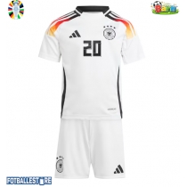 Tyskland Benjamin Henrichs #20 Hjemmedraktsett Barn EM 2024 Kortermet (+ Korte bukser)